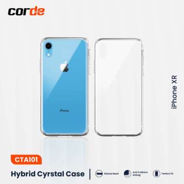 CORDE Case iPhone XS Max / XS / X / XR CORDE Hybrid Crystal Clear Case XR