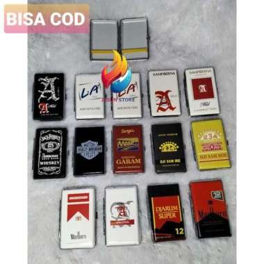 Kotak Penyimpanan Motif Bungkus Tempat Penyimpanan Unik Kaleng LA ICE