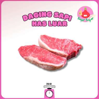 Sayur Segar - Daging Sapi Segar Has Luar/Outer Sirloin 250gr