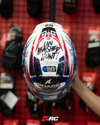 Helm Motor Full Face - Shark Aeron GP Zarco Signature Original XL