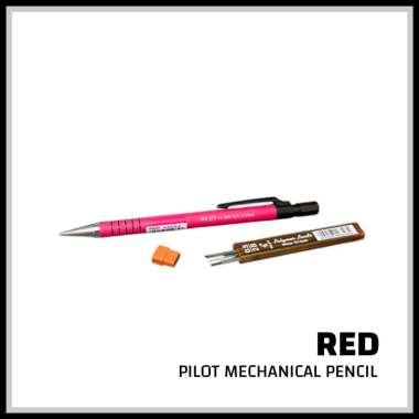 Pensil Mekanik PILOT + Isi 1 Tube Red