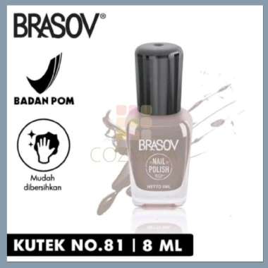 Brasov Nail Polish Kutek Cat Kuku Nude NO 81