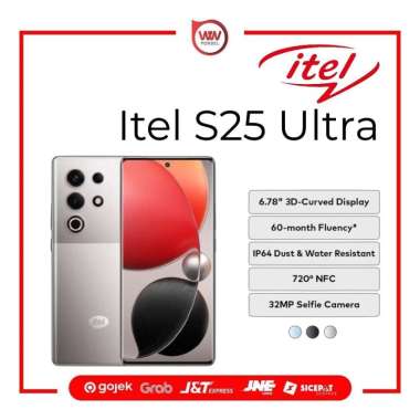 Hp Itel S25 Ultra Ram 8GB Internal 256GB Garansi Resmi Meteor Titanium