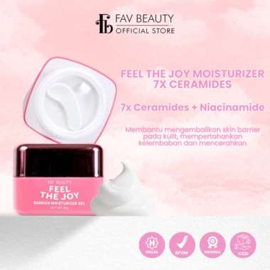 FAV Beauty Moisturizer 7x Ceramide dan Niacinamide | Feel the Joy Moisturizer Gel