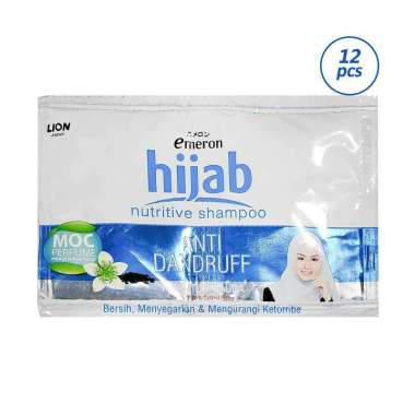 Emeron Hijab Anti Dandruff Shampoo [10 mL/ 12 Sachet]
