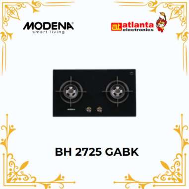 Kompor Gas Tanam MODENA 2 Burner Mix Brass BH 2725 GABK