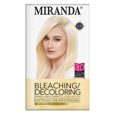 Miranda Pewarna Rambut 30ml - Black Ash Blonde