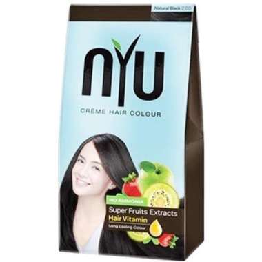 NYU Pewarna Rambut Hitam 2x300ml