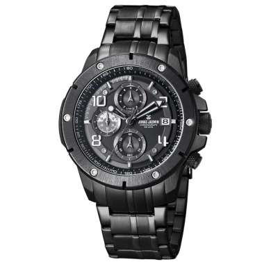Jonas jasmin 5371 jam tangan pria chronograph - watches full hitam