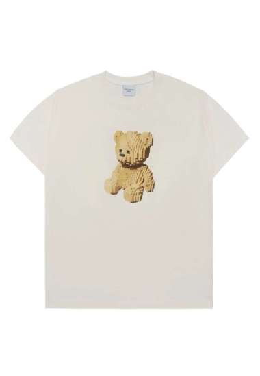 Promo [adlv] Acmedelavie Blur Sketch Bear Short Sleeve T