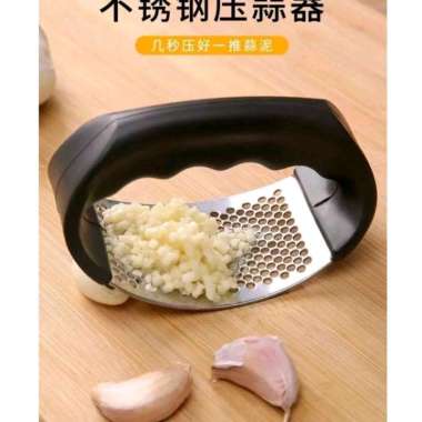 Alat Penggerus Bawang Penghancur Bawang/ Garlic Press Bahan Stainless Steel