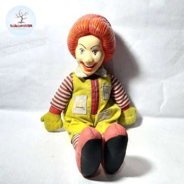 Boneka Maskot Ronald Mcdonald Doll Happy Meal Mcd Jadul Mascot Langka