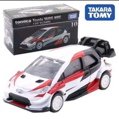 TOMICA PREMIUM TOYOTA YARIS WRC TAKARA TOMY #10 DIECAST MOBIL HATCHBACK CITY CAR KOLEKSI DIECASTER K