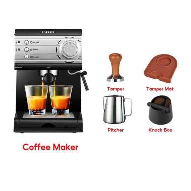Mesin Kopi Espresso, Pembuat Semi-Otomatis Pembuat Espresso Mesin Essential set