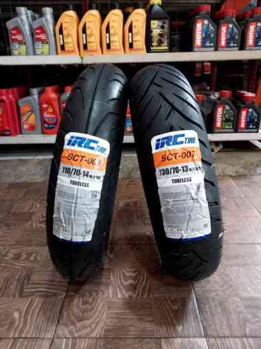 BAN MOTOR PCX 160 IRC SCT 110/70-14 & 120/70-14 TUBELES FREE PENTIL SEPASANG