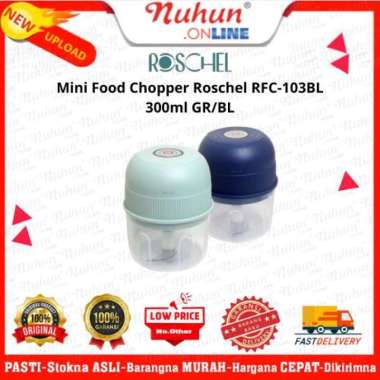 Mini Food Chopper Roschel RFC-103BL 300ml GR/BL