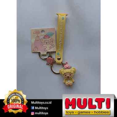TEDDY BEAR PEACH TIME SERIES KEYCHAIN 40448