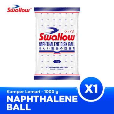 Swallow Kamper Naphthalene 1000 gr - Mencegah Ngengat dan Penjamuran