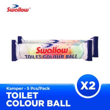 Swallow Kamper Toilet Colour Ball (5pcs / Pack) X2 Twin Pack