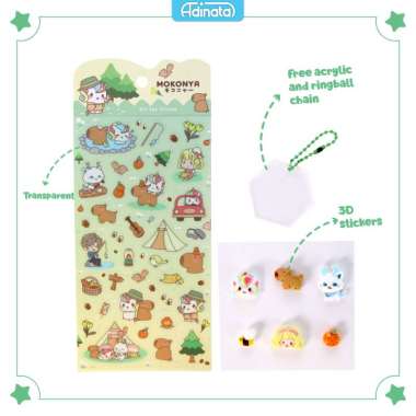 Mokonya DIY Set Stickers 2450-6162 / Stiker - Adinata