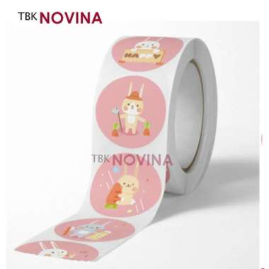 [STIKER CUTE 10 pcs ] STIKER THANK YOU CUTE LUCU / STIKER LABEL SEGEL 2.5cm KODE 122