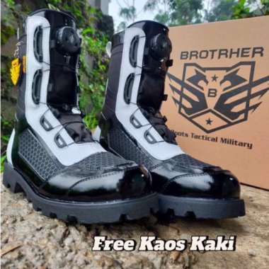 BOSSINDO Fitgo Tawon Propam Polri Radial Sepatu Pdl Tali Putar 45 SOL RADIAL