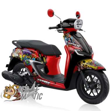 Decal Stylo 160 Full Body - Sticker full body wrap Variasi Skotlet full Honda Stilo 160 - Zombie Dof