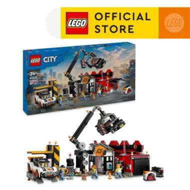 LEGO City 60472 Scrapyard with Cars (871 Pieces), Mainan, Building Block, Toys