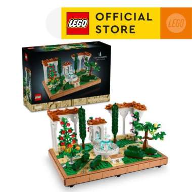 LEGO Icons 10359 Fountain Garden (1302 Pieces), Building Block, Toys, Bricks