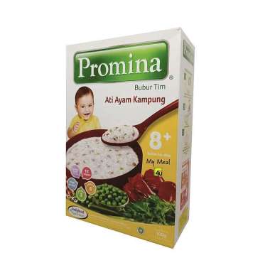 Promina bubur bayi tim 8+ daging brokoli / ayam kampung kacang polong / ayam kampung tomat wortel / 