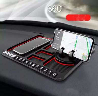 ALAS DASHBOARD MOBIL + HOLDER MOBIL/ANTI SLIP DUDUKAN PONSEL MULTIFUNGSI PHONE HOLDER MAT/DUDUKAN HP