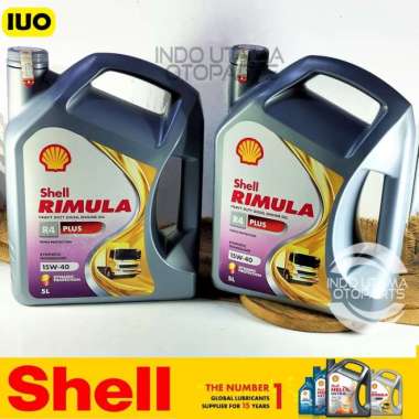 Oli Mesin Shell Rimula R4 Plus 15W-40 15W40 Heavy Duty Diesel 5 Liter