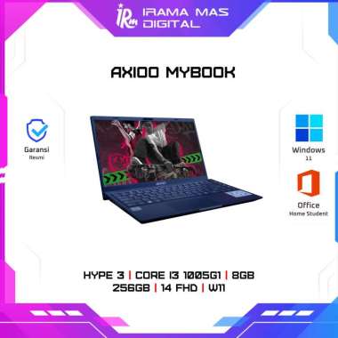 AXIOO MYBOOK HYPE 3 CORE I3 1005G1/8GB/256GB/14 FHD/W11 (BLUE, GREY) BLUE