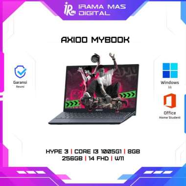 AXIOO MYBOOK HYPE 3 CORE I3 1005G1/8GB/256GB/14 FHD/W11 (BLUE, GREY) GREY