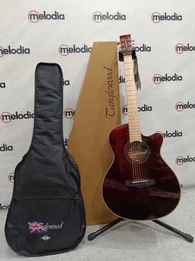 Tanglewood TW-4CE BLB, AE. Guitar Super Folk W/Tanglewood Premium Plus Eq Blonde Gloss