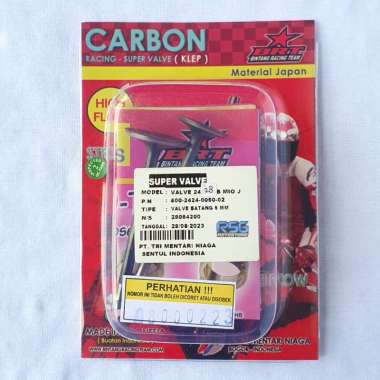 KLEP 2824 BATANG 5 MM CARBON HEAD BRT MIO J GT SOUL GT FINO XRIDE 115