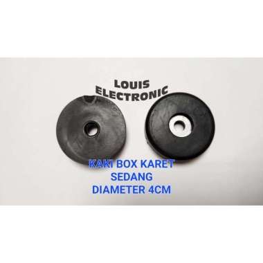Kaki Karet Box Speaker Kaki Box Karet Amplifier Bulat Sedang 4cm Tapak Karet Ring Box Speaker Sedang