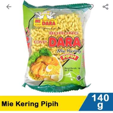Burung Dara Mie Telur Pipih 140 gram Mie Kring Pipih