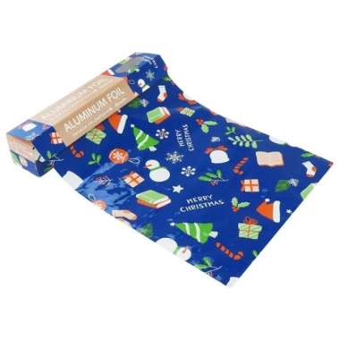 Aluminium Foil Natural Christmas 20cm x 2m