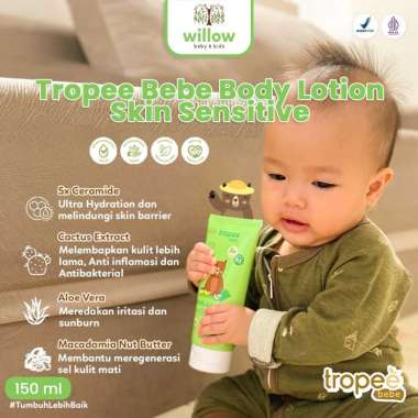 Lotion Bayi - Tropee Bebe Body Lotion Skin Sensitive