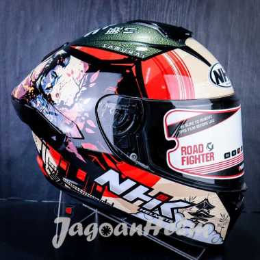 NHK MARK 1 SINGLE VISOR WARRIOR | BLACK | MARK1 MOTIF - L