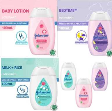 JOHNSON'S Baby Lotion 100ml - Losion Bayi Bedtime Ungu