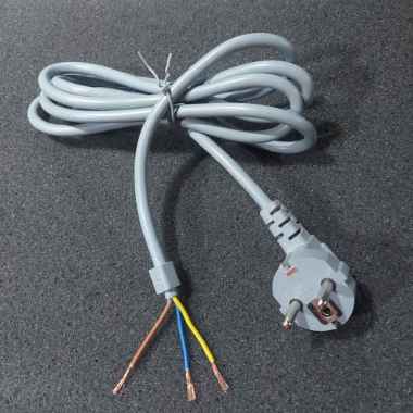 Kabel Power / Kabel Buntung / Kabel AC 220V Isi 3 Steker Arde 1,8 Meter Kualitas Tembaga Asli