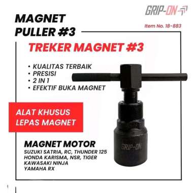 Grip On Magnet Puller #3 Treker Magnet No 3 Kunci Tracker Multi Fungsi Honda Yamaha Suzuki Kawasaki