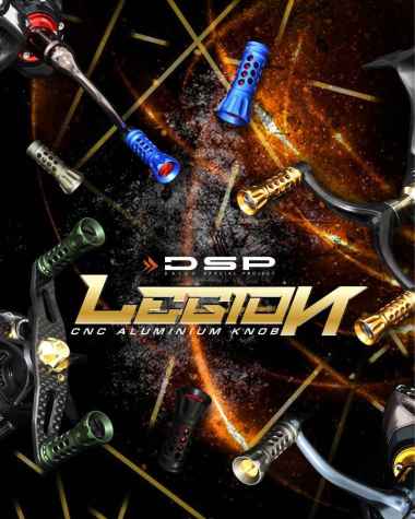 Daido - DSP Handle Knob Reel Legion CNC Alumunium - Knob Reel BLUE RED