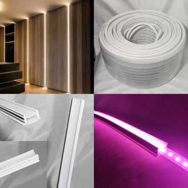 Cover Silicon Led Strip 100 Meter Tapeguard Led Light Pelindung Lampu Strip housing led strip flexib