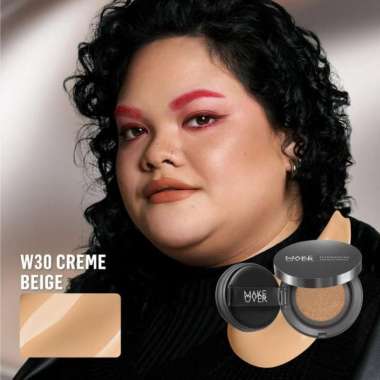 MAKE OVER Hydrastay Lite Glow Cushion 15 g - Cushion atau Foundation Compact untuk Dry Skin BEST SEL