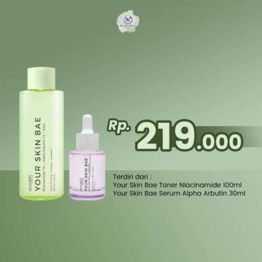 Bundling Avoskin Toner Niacinamide 100ml + Serum Alpha Arbutin 30ml