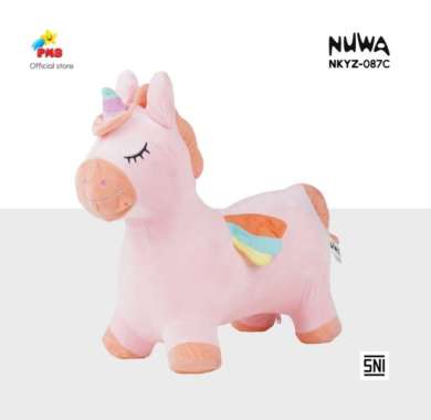 PMB Toys - Mainan Anak Animal Hopper Series Nuwa Pink unicorn