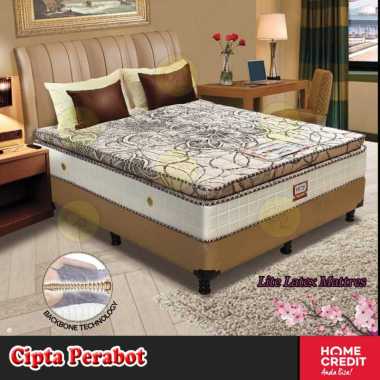 Kasur Lite Latex Springbed Tempat Tidur Metis 180 x 200,Set